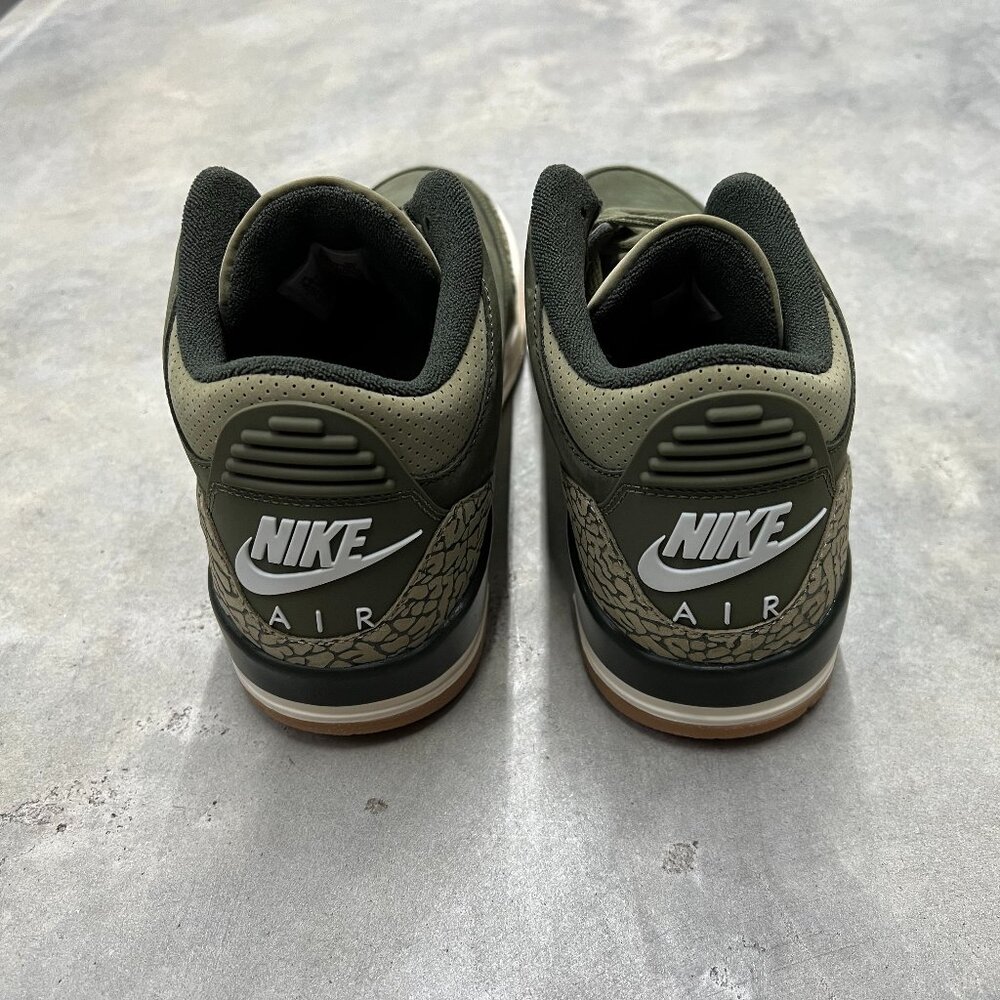Nike Air Jordan 3 Retro Men's Family Affair Olive Green DN3707 202 - New - Picture 2 of 6
